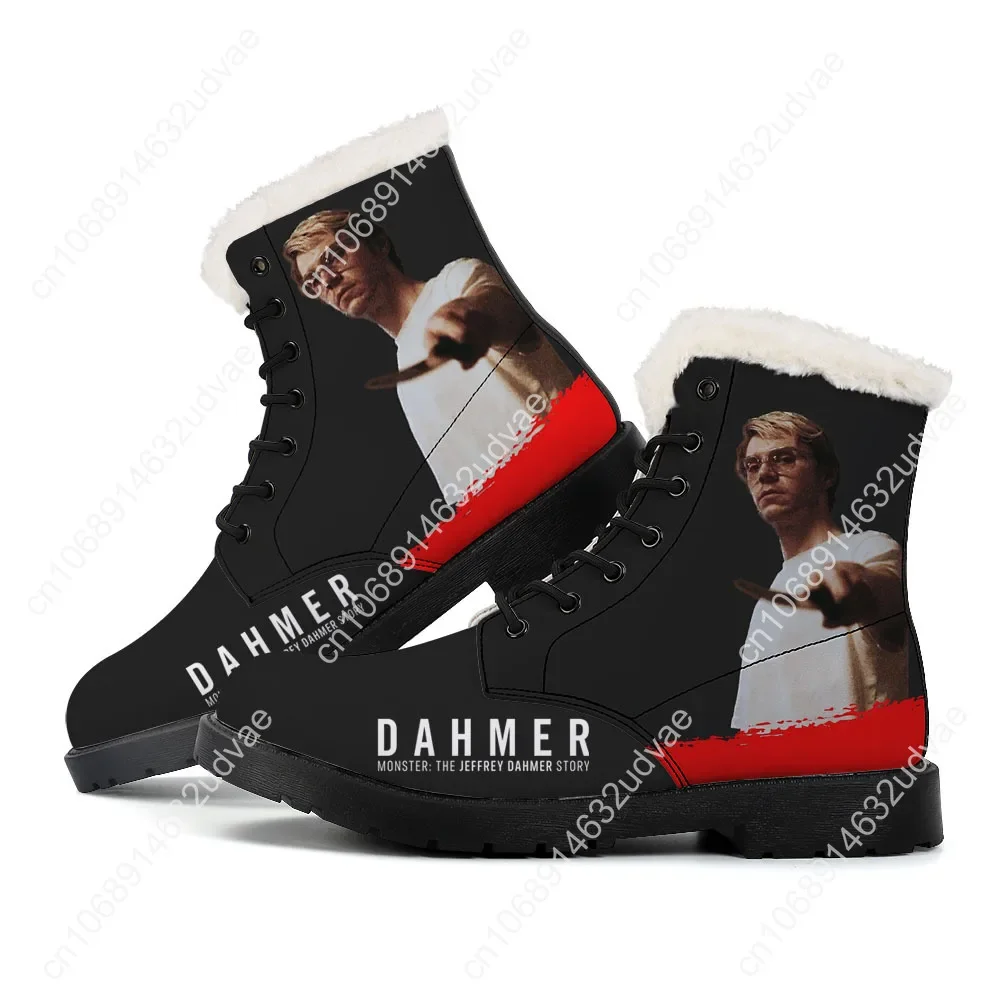 أحذية Jeffrey Dahmer القطيفة للرجال والنساء المراهقات، أحذية كاجوال خفيفة للاستخدام الخارجي، طباعة عالية الجودة حسب الطلب، حذاء مخصص