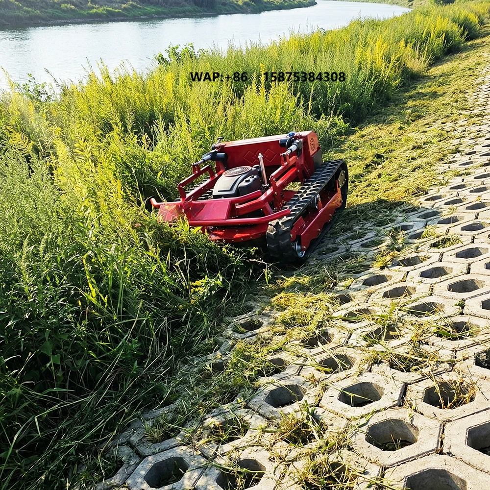 Sniper Industrial CE EPA Certified All-Terrain Lawn Mower Self-Propelled Battery-Powered 4-Stroke Engine Cylinder Blade Remote