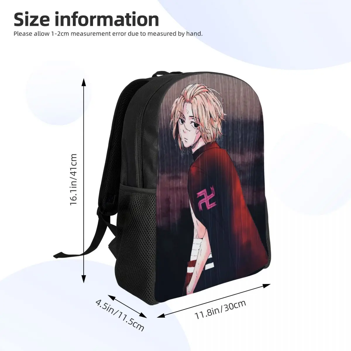 Tokio Revengers Manga Anime Reise rucksack Frauen Männer Schule Computer Bücher tasche Sano Manjiro Mikey College Student Daypack Taschen