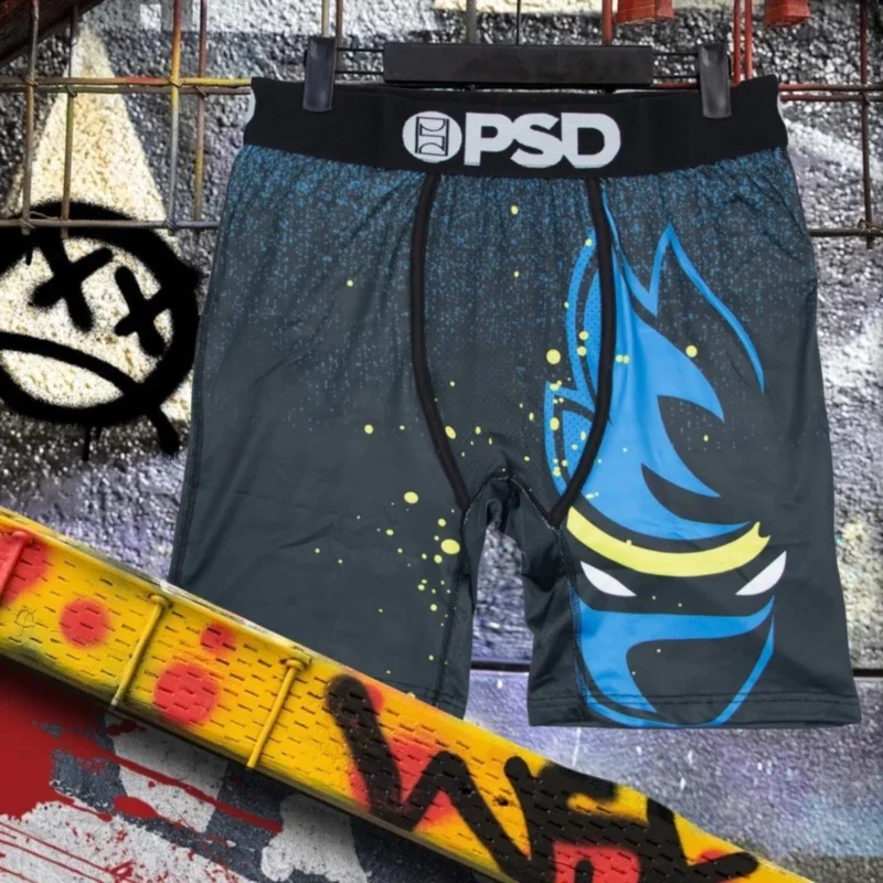 

OZPSD Sexy Men Boxershorts Nylon Breathable Mesh Crotch Man Underwear Men's Panties Plus Size Mens Underpants Print Men Boxers