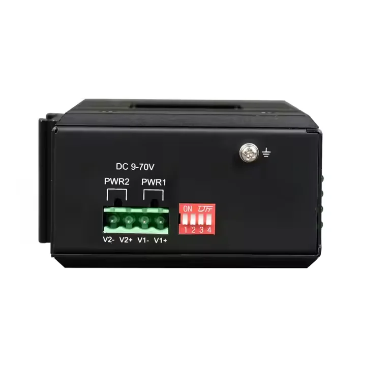 Industrial Managed Din Rail 8 Port Gigabit Ethernet + 2-Port 1000Base-FX (SFP) Industrial Switch With RSTP