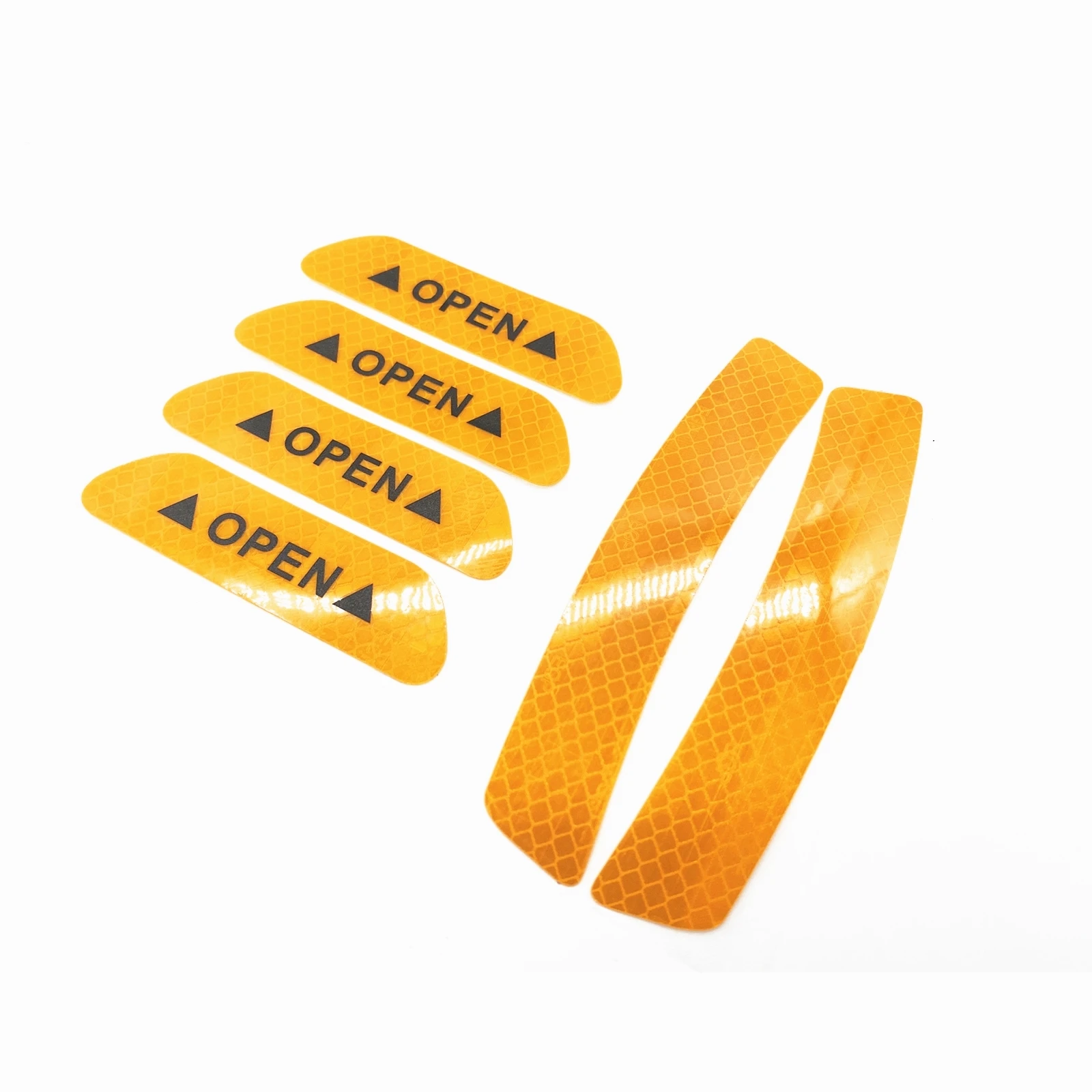 

Car Door Open Wheel Eyebrow Reflective Sticker Cover Trim For All Car Models