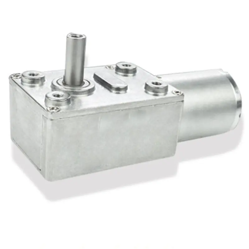 JHD JGY-370 Worm Gear Reducer Motor, DC 6V, 96Rpm With Solid Shaft Self-Locking Feature