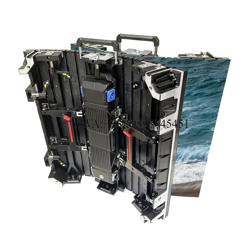 WMWMNU Indoor Curved Flexible LED Rental Display Screen Cabinet Quick Lock Stage Event Rental LED Video Wall for Concert
