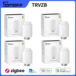 Sonoff TRV Zigbee TRVZB válvula termostática inteligente para radiador controlador de temperatura EweLink Alexa asistente de Google Home ZHA MQTT