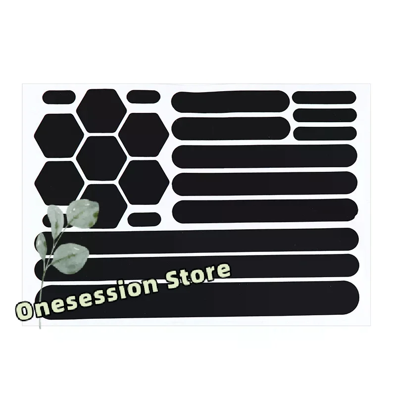 Self-Adhesive Reflective Tape-Multi-Size Stickers for Bike&Motorcycle Helmets,High-Visibility SafetyDecals for NightCycling