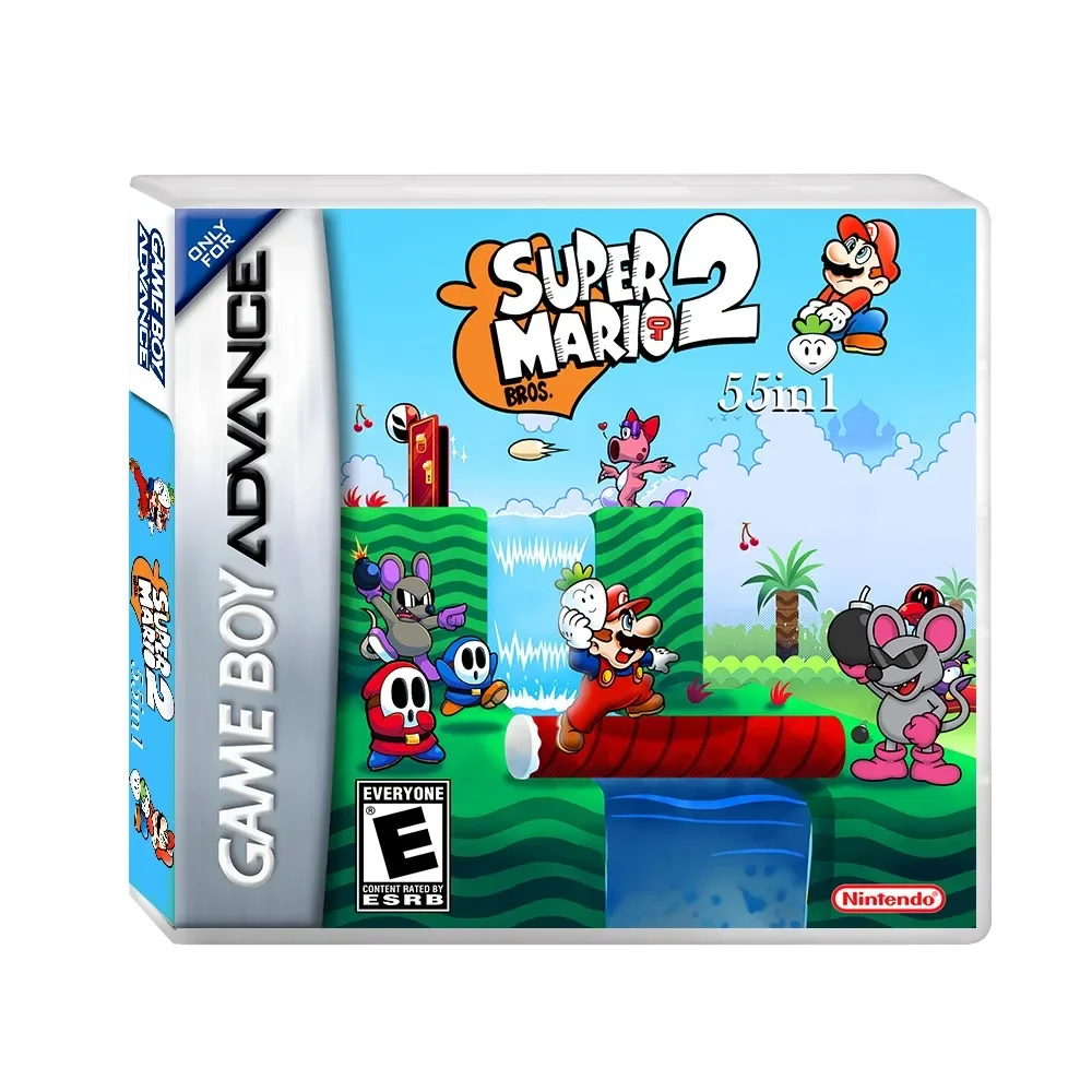 Super Brothers 2 55in1 all-in-one card GBA 2D adventure game card, US version English