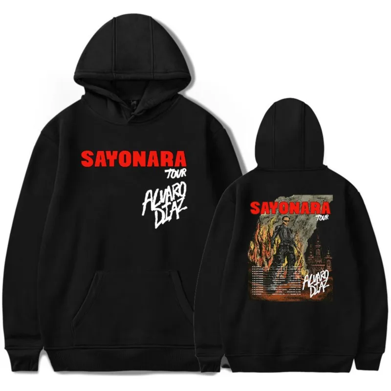 Alvaro Diaz Sayonara Tour Hoodies Merch für Männer/Frauen Unisex Cosplay Langarm Sweatshirt Kapuze Streetwear