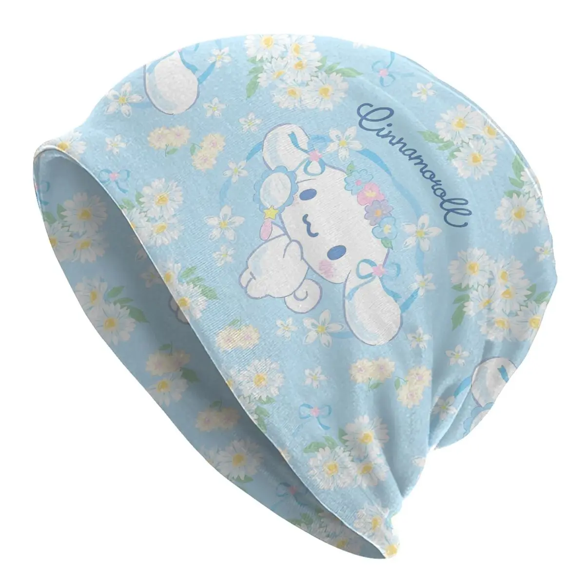 

Kawaii милые шапки Cinnamoroll Skullies, шапки с рисунком собаки в стиле хип-хоп, мужские и женские уличные шапки, теплые шапки двойного назначения