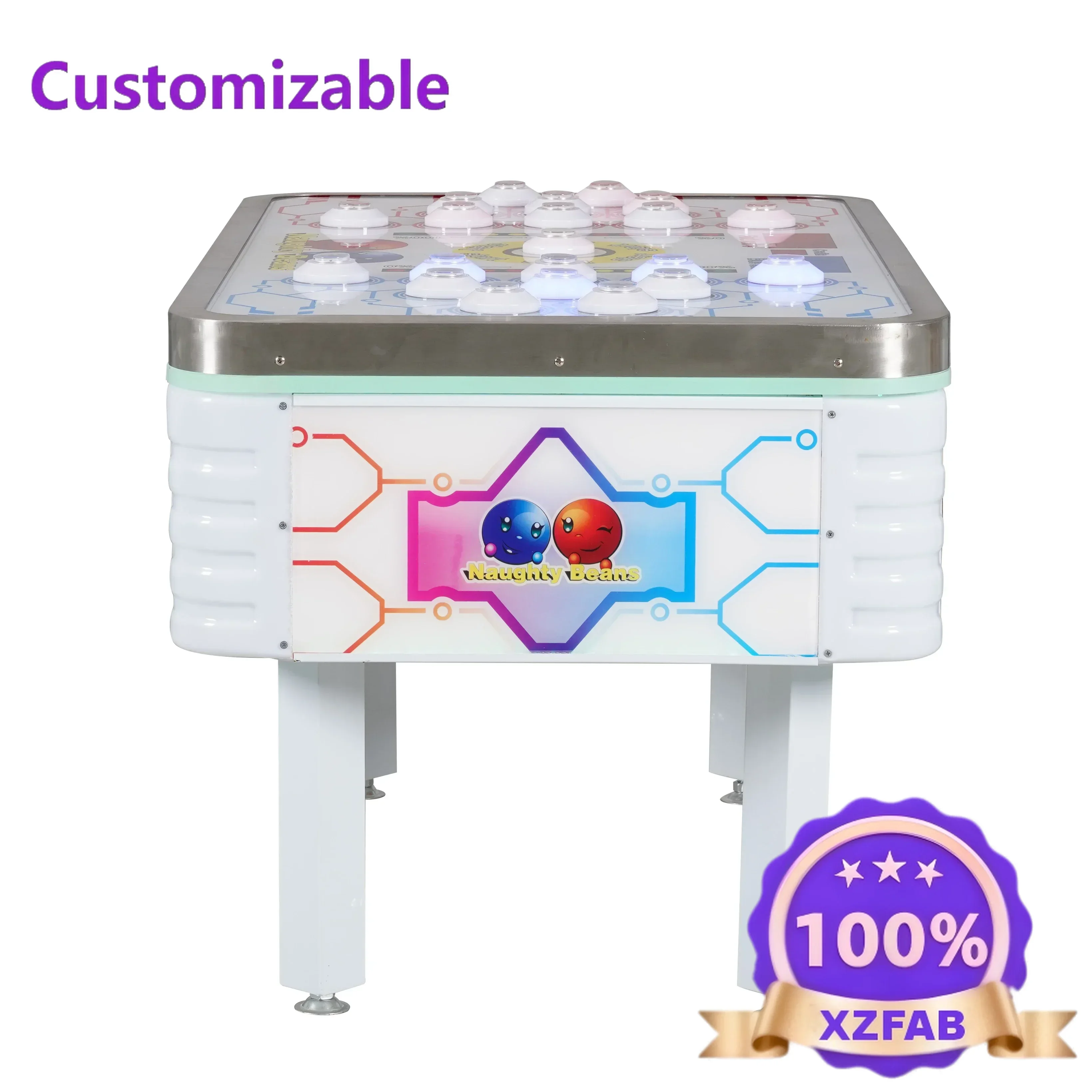 Factory Direct 2026 LYS     Hot Selling indoor Two person quick reaction arcade console coin operated kit Fast Reaction Game Mac