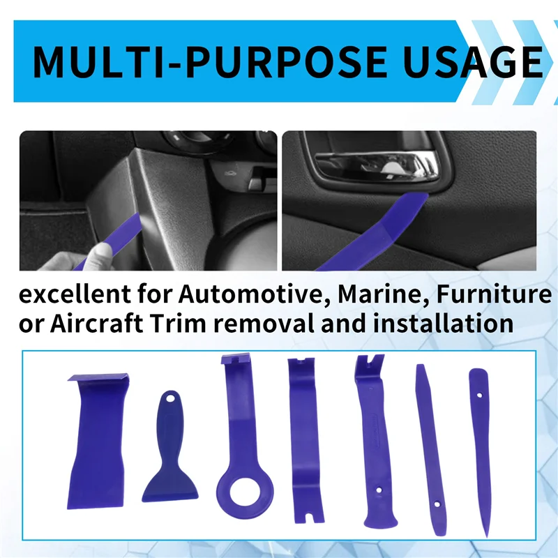 

P-Premium-Автоматический комплект для разборки салона, инструмент для снятия пластиковых обшивки автомобиля, съемник автомобильных зажимов, инструменты для панелей «сделай сам», набор съемников для автоматической отделки