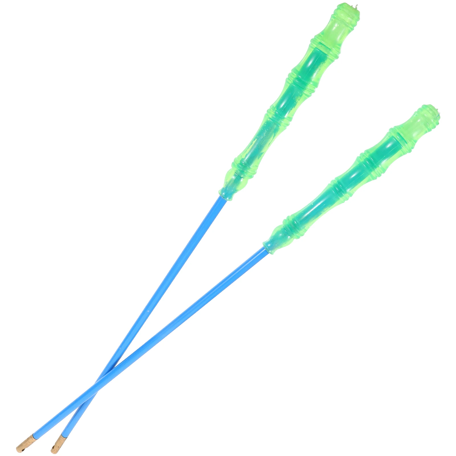 

2pcs Diabolo Sticks 45CM Glass Rods Soft Handles Reliable Acrobatics Toy Fitness Juggle Handsticks