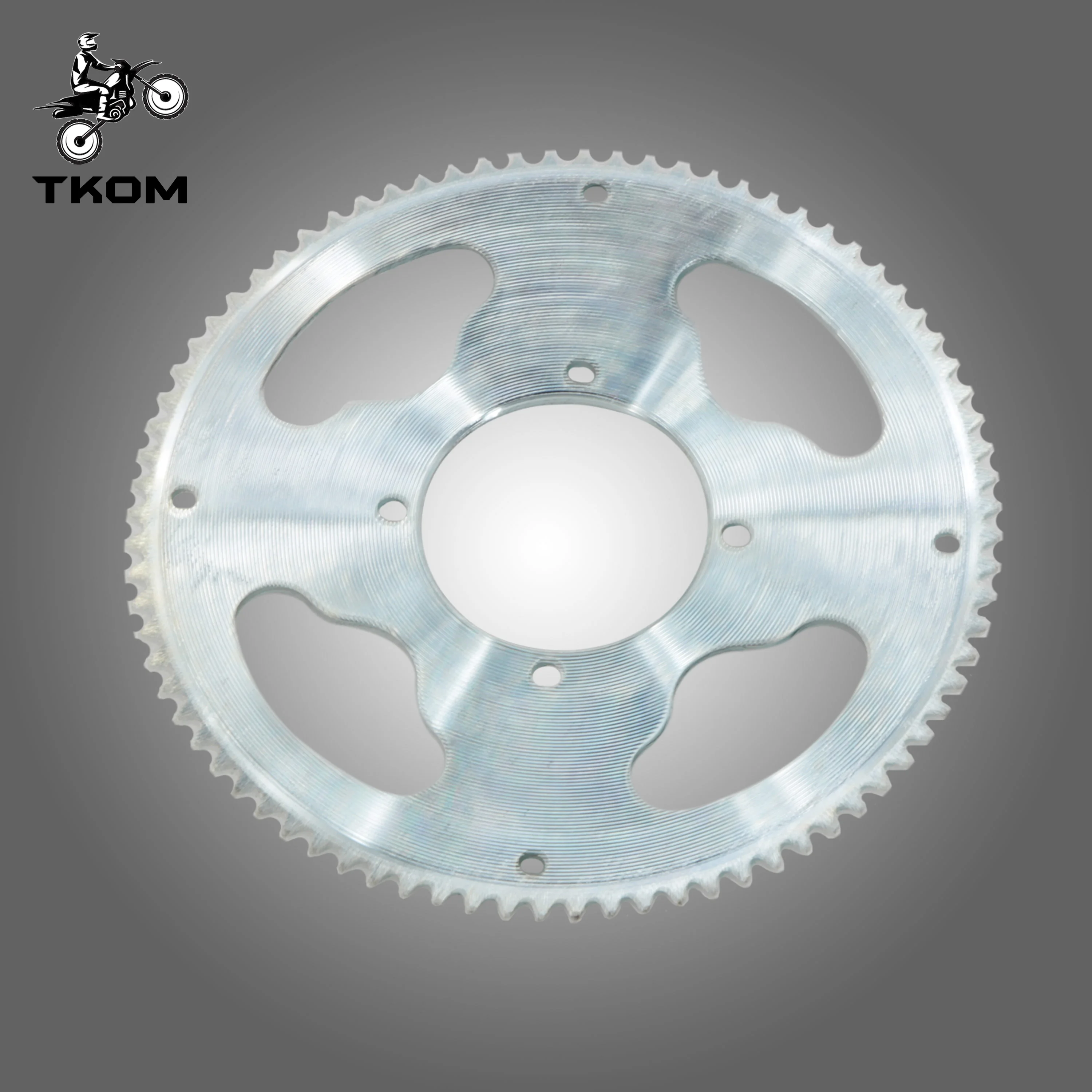 Motorcycle Accessories Rear Chain Sprocket Gear 54mm 80T 25H for Moto ATV 4 Wheeler Pocket Bike Transimission Parts