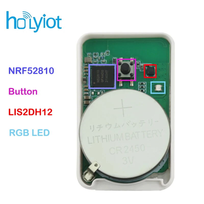 NRF52810 Beacon Smart Bluetooth IBeacon BLE Tag for Asset Tracking Proximity Marketing Low-power Consumption IBeacon Tags