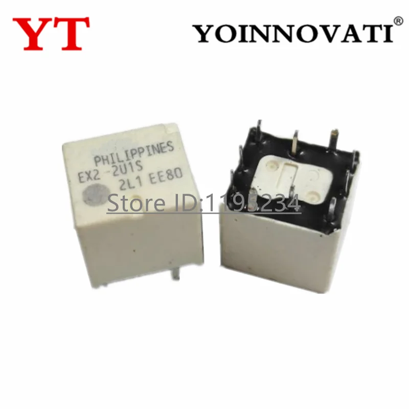 10pcs Auto Relay EX2-2U1S EX2-2U1L EX2-2U1J EX2 2U1S EX2 2U1L EX22U1 Central Door Lock Relay 12V DIP10 25A
