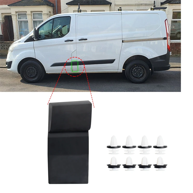Fuel Tank Decorative Cover & Base For Ford Transit Custom Fuel Flap Under Trim Gk21-V20206 2013-2023 Fuel Tank Lid Lower Cover