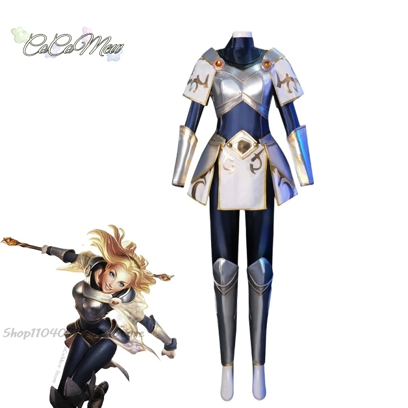 Game LOL The Lady of Luminosity Lux Cosplay Costume Lux Magic College Girl Uniform Women Costume Halloween Full Set