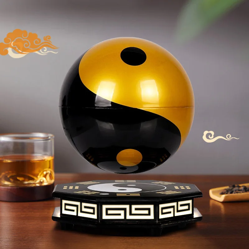 

Magnetic levitation 14cm Tai Chi ball gossip feng shui ball housewarming new home opening gift living room entrance office decor