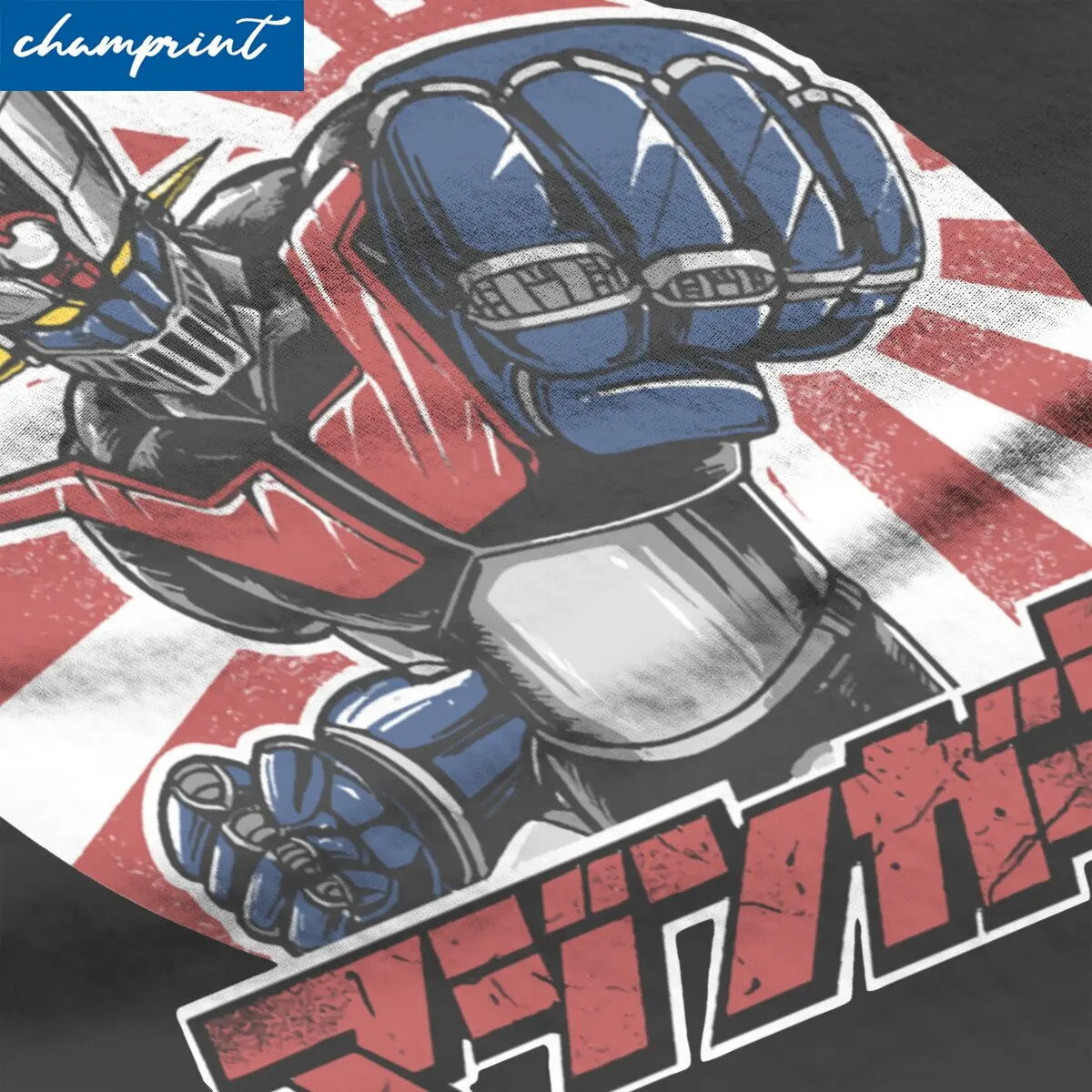 Men Mazinger Z Grendizer Goldorak Actarus T Shirt Robot Anime Cotton Clothes Vintage Short Sleeve Tees Original T-Shirts