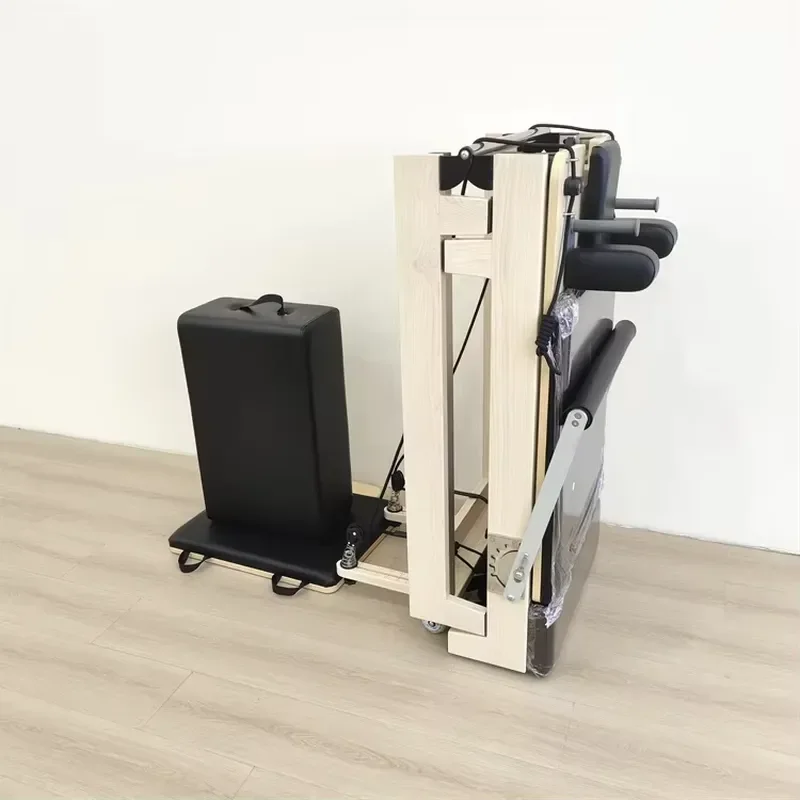 Best Coral OEM Oak Commercial Equipment Board Movable Foldable Professional Tower Bed Home Pilates Reformer Machine for Sale