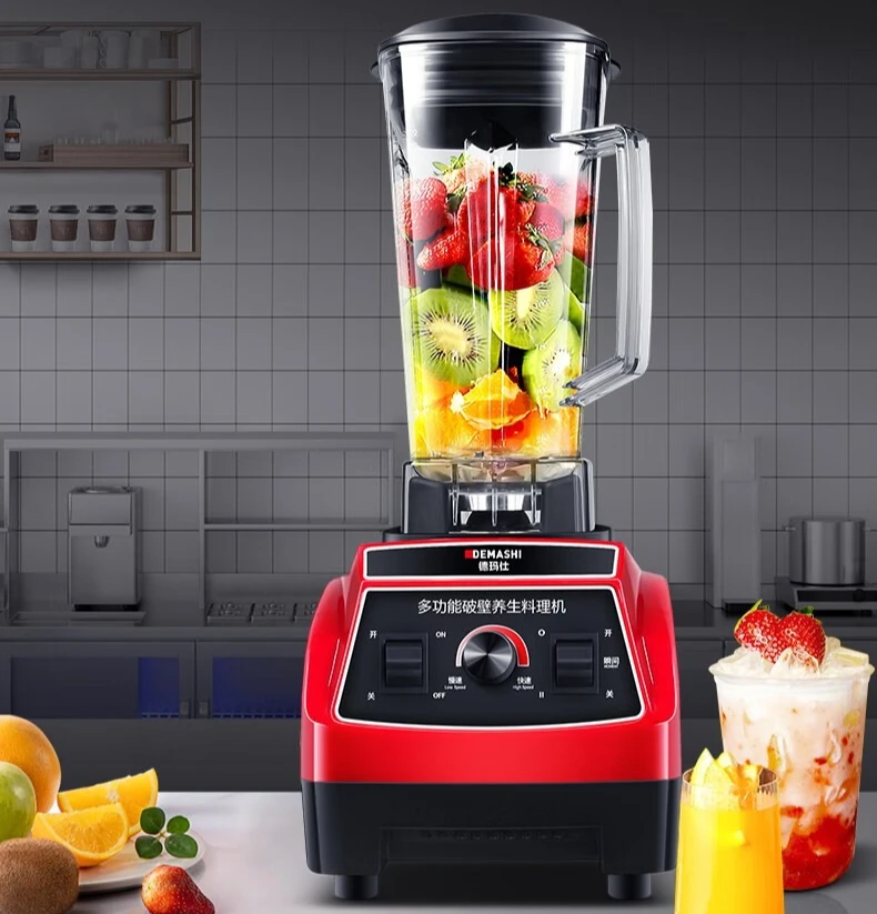 DEMASHI high-speed blender, commercial ice crusher, juicer, multi-functional high-speed blender for soy milk making.