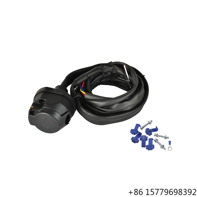 

Waterproof Round 13 Pin Trailer Connector Wiring Adapter Trailer Socket Cable