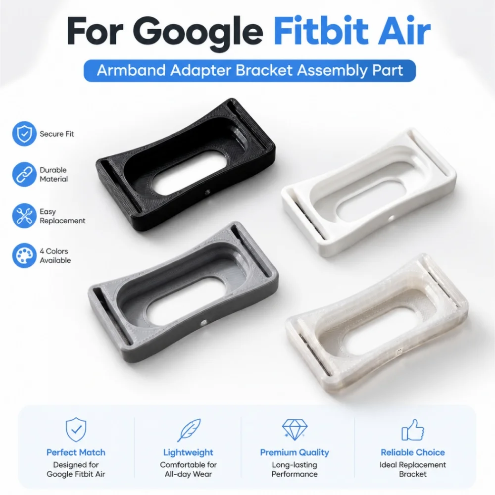 For Google Fitbit Air Armband Adapter Bracket Assembly Replacement Parts Smart Wristband Connector Accessories