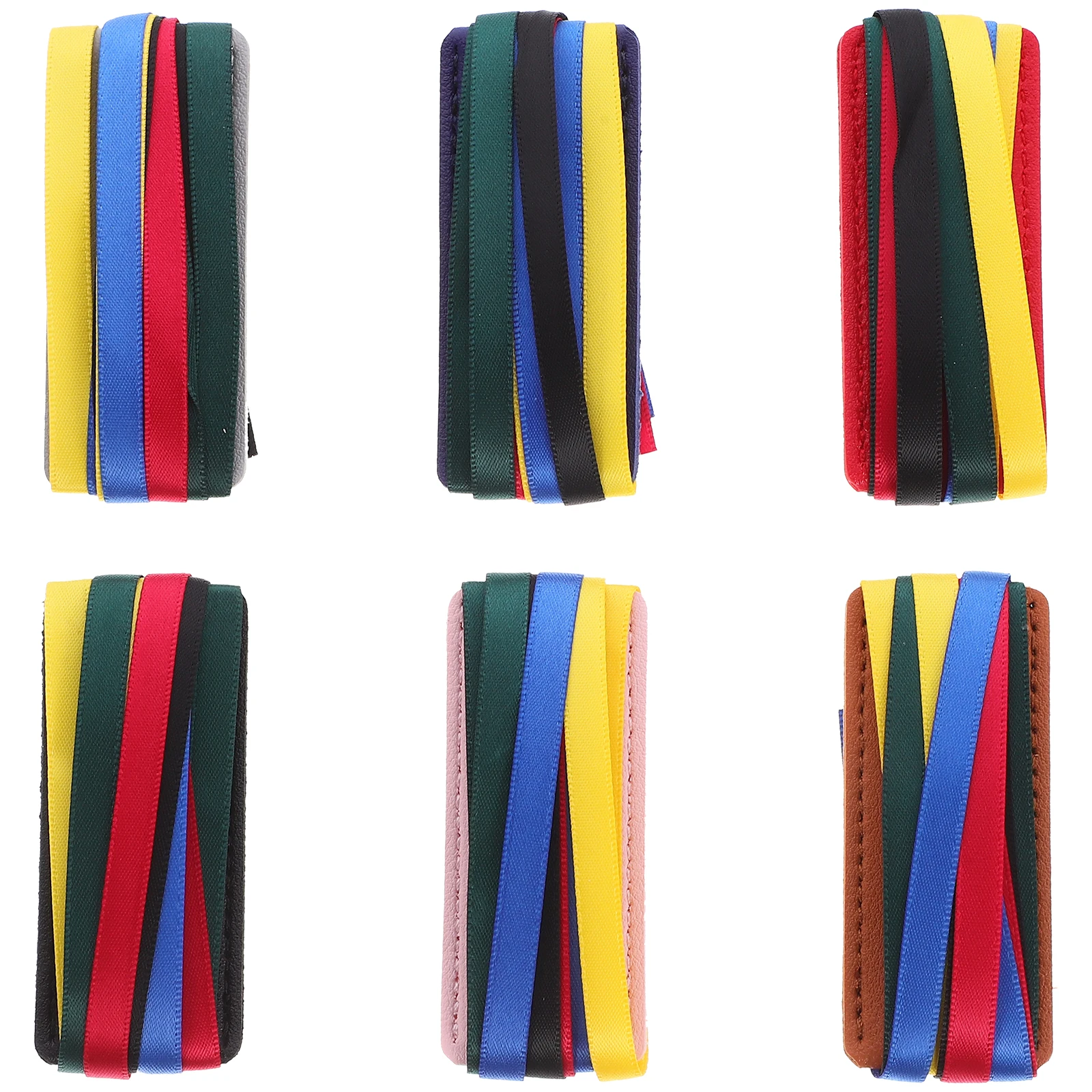 

6Pcs Ribbon Bookmarks Page Markers for Students Bible Reading Reusable Book Accessories Ribbon Bookmark