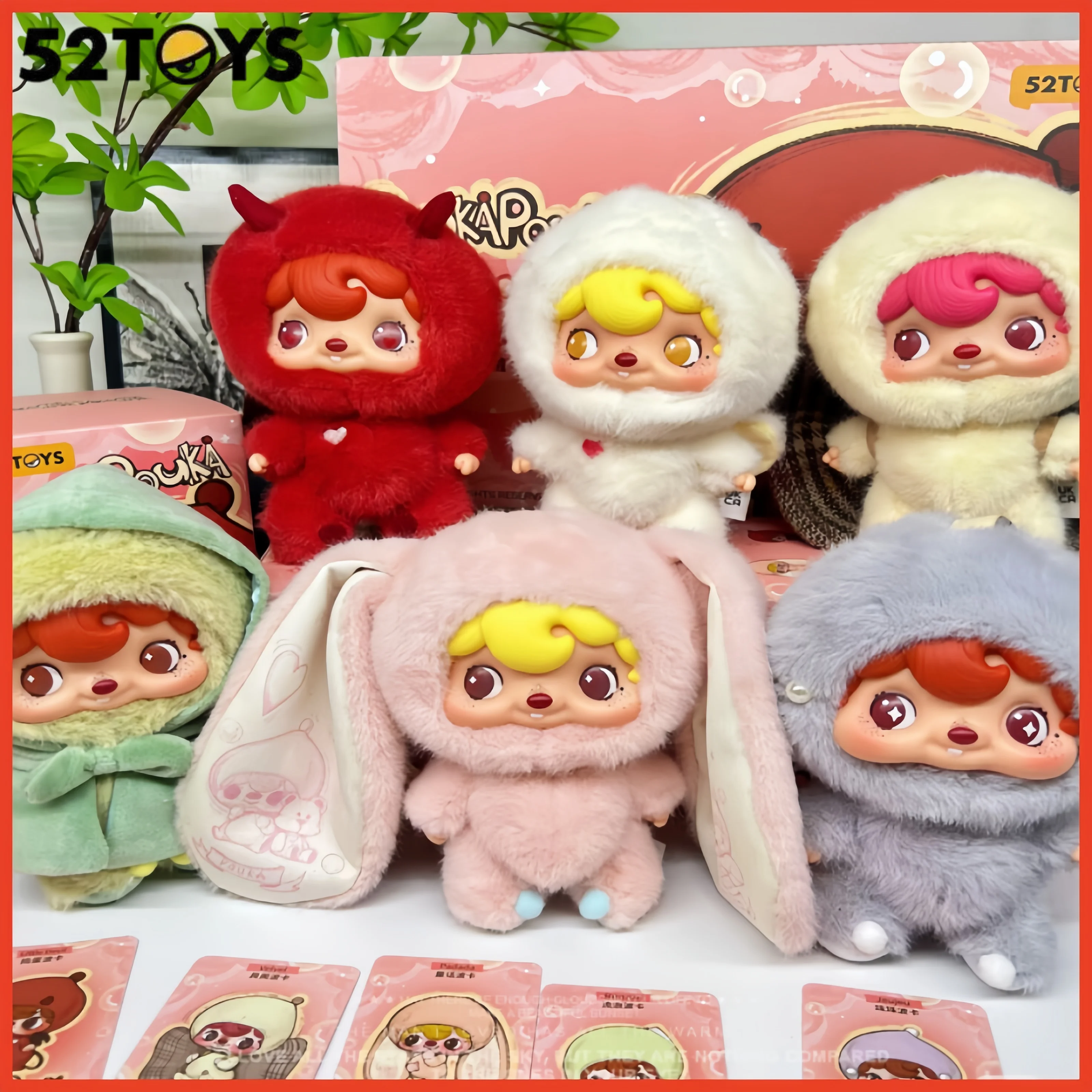 

В наличии Новые 52 игрушки Poukapouka, зимняя виниловая буква, Пука Капока, виниловая плюшевая кукла, игрушки, милые плюшевые куклы, подарки на день рождения, игрушки