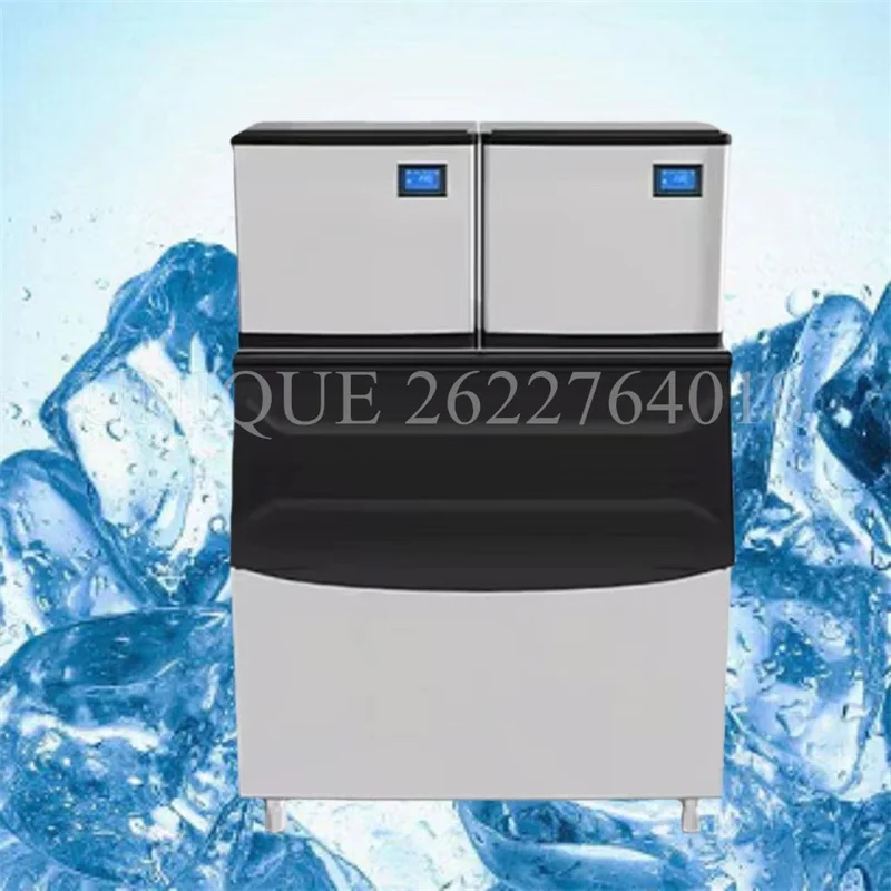 Hot Sale Wholesale Large Daily Output 900-1300kg Air Cooled Commercial Ice Maker Milk Tea Shop Bar KTV Ice Cube Making Machine