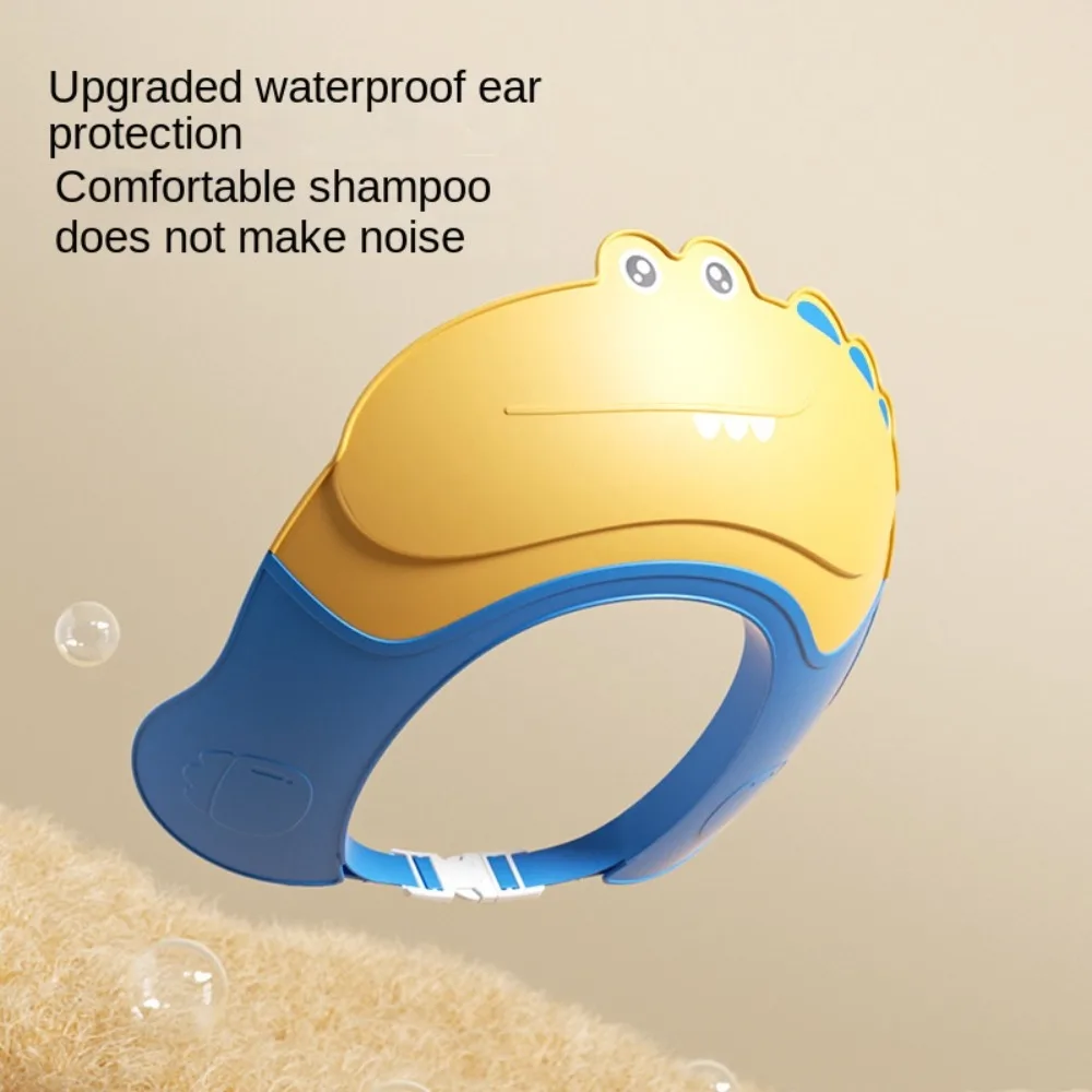 New Shampoo Artifact Shower Cap Ear Protection Hair Shield Hair Wash Hat Protect Safe Bath Head Cover