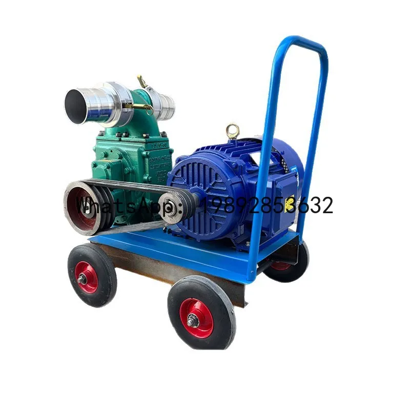 LYY   Powerful Sewage Pump with Dual Sides Cleaning Ports Self-priming Sewage Pump for Farms and Septic Tanks