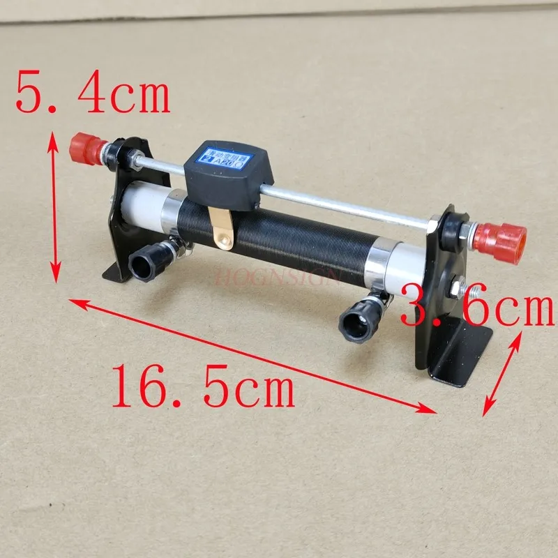 Componente do circuito físico do estudante, rheostat deslizante, ohm ajustável, instrumento de ensino, 20 Ω, 2A