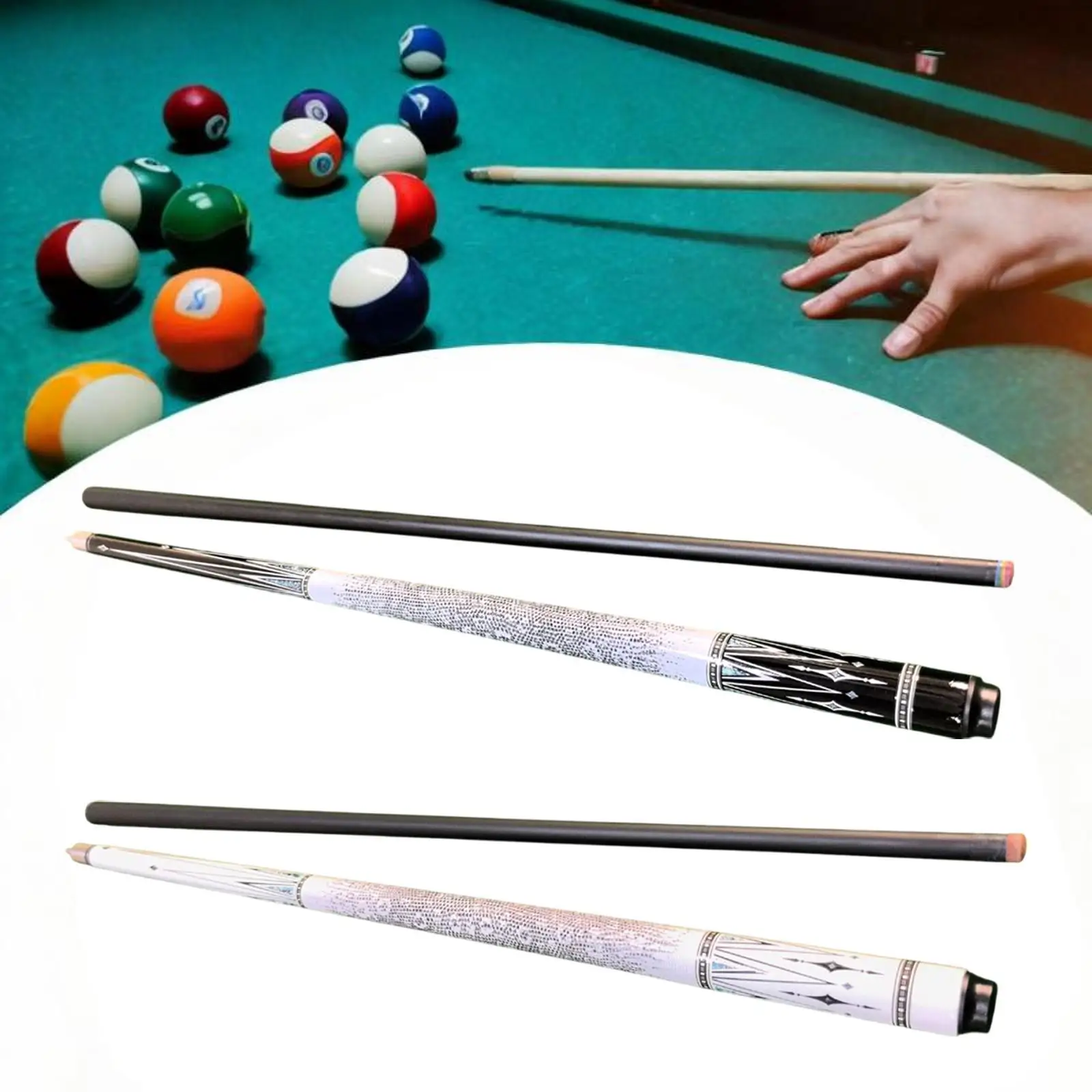 

Premium Carbon Fiber Pool Cue Stick Advanced Technology Billiard Cue Portable Two Piece for Professional Pool Accessories