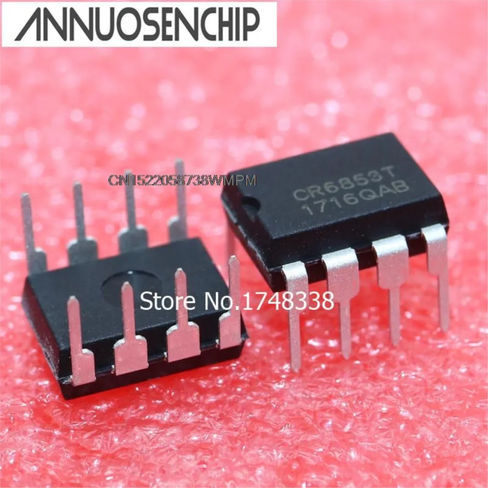 10PCS New and Original CR6853 LM258 HCPL-3120 A3120 DS1302 DIP-8 CR6853T LM258P HCPL3120 DS1302N