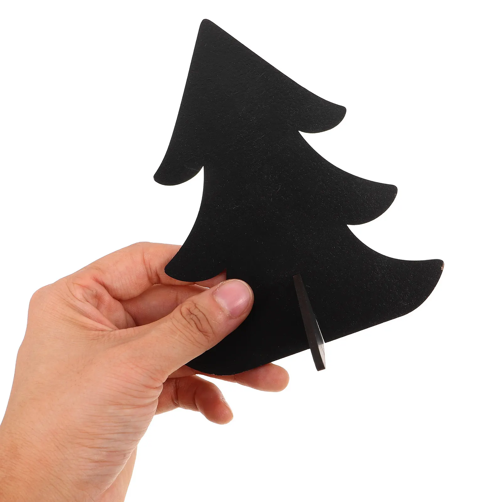 12 Pcs Chalk Board Signs for Tables Chalkboard Hotel Holiday Bar Counter Decor Festive Wooden Christmas Label Tags Decorations