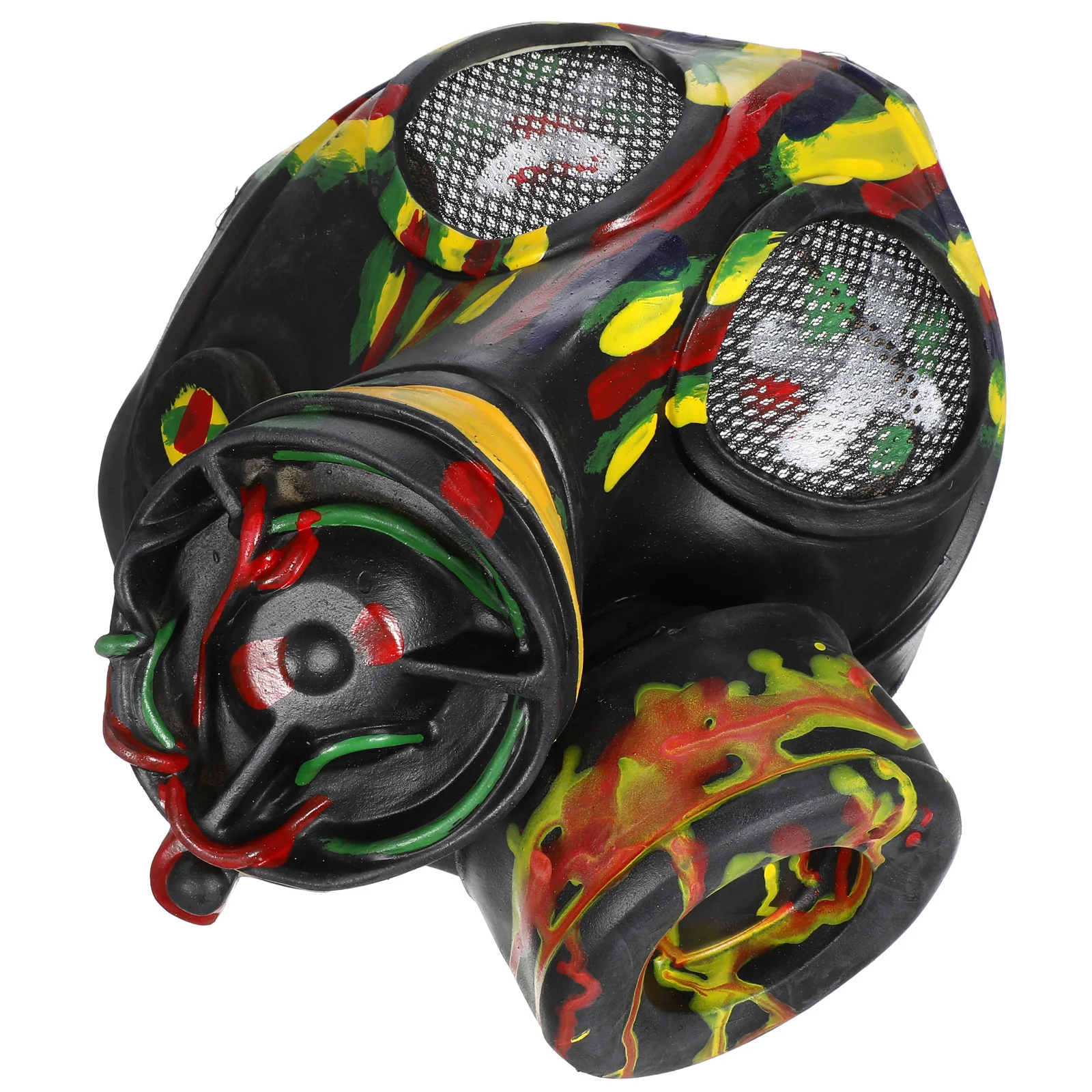

Anti-Toxic Mask Scary Halloween Props Unique Design No Smell Fit Festival Costume Party Trick Mask Haunted House