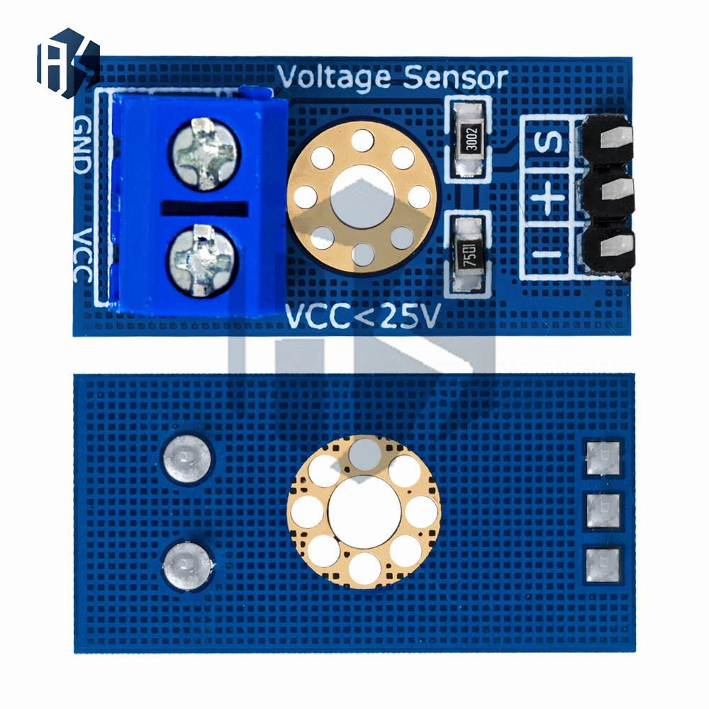 1PCS/5PCS Smart Elektronik DC 0-25V Standard Spannung Sensor Modul Test Elektronische Ziegel smart Roboter für arduino Diy Kit