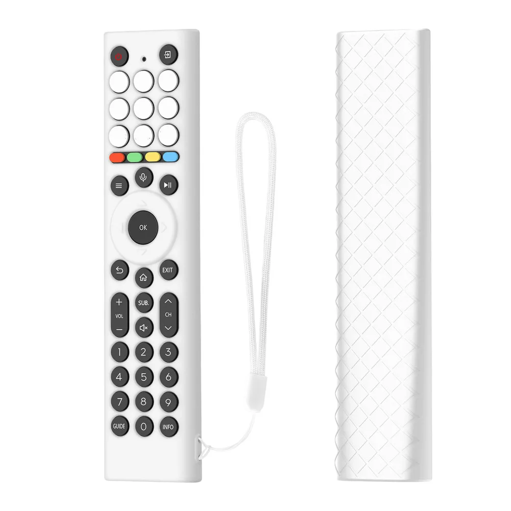 Functional Silicone Enclosure for HISENSE ERF2K38H Remote Maintaining Button Responsiveness and Handheld Security