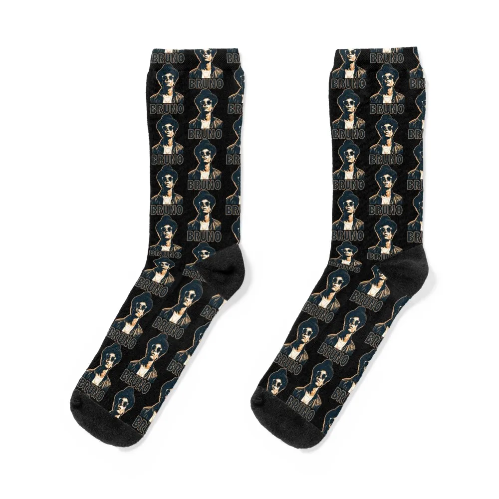 

Bruno Mars Socks gift with print Thermal man winter cute Men's Socks Luxury Women's