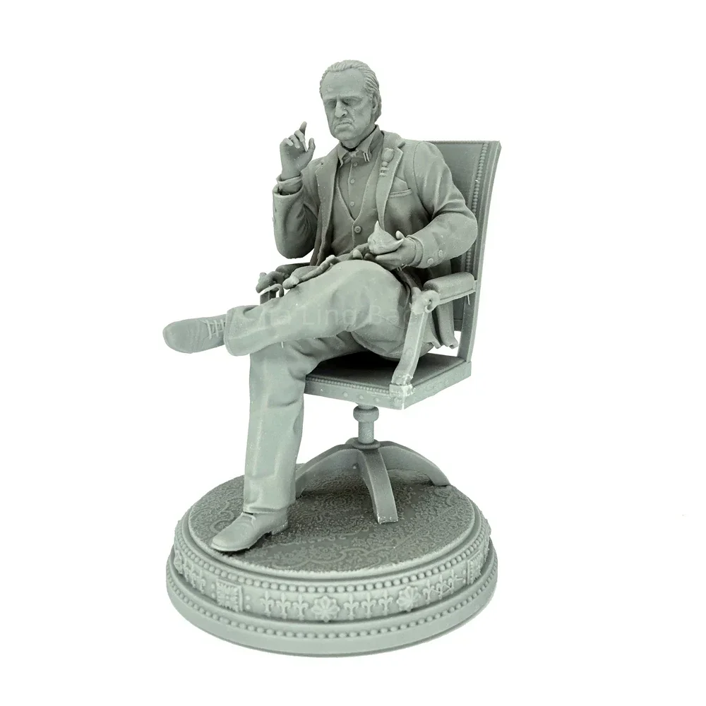 Classic Suit Man Resin Figure 1/24 Miniature Unpainted Plastic Model Kit Not assembled A204