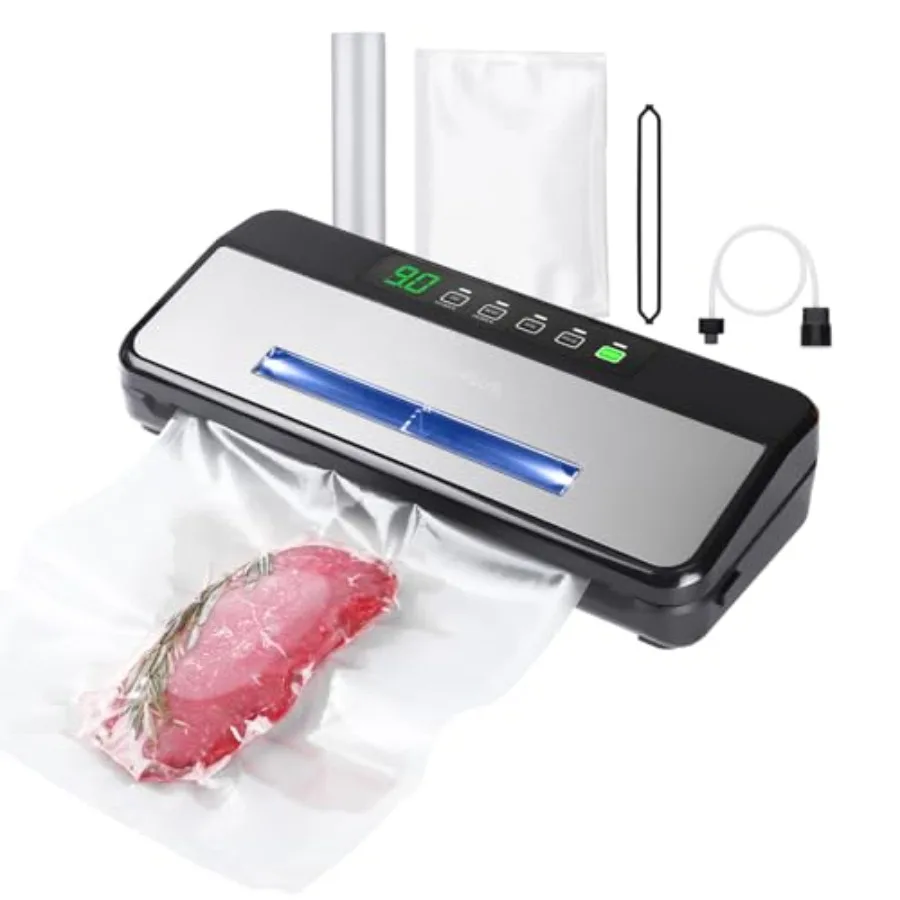 Macchina per sottovuoto per alimenti con sigillatura dell'aria con OneTouch Opzione facile per la conservazione degli alimenti Modalità di tenuta Vac a impulsi umidi e asciutti 9in1 Vacuu