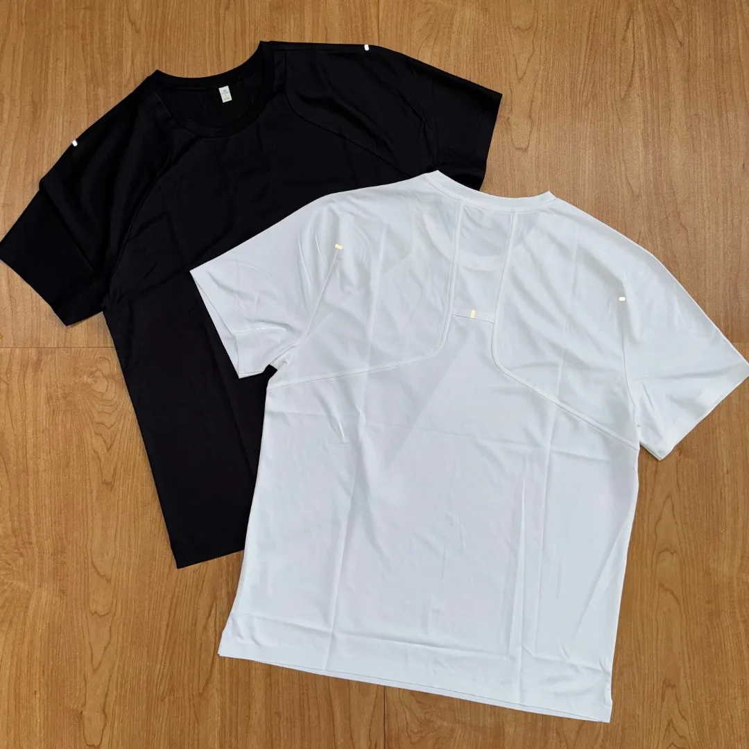 26SS No Logo New Style Hip Hop Sun Protection Reflective Kanye West Non-scalding Summer Tops T Shirt