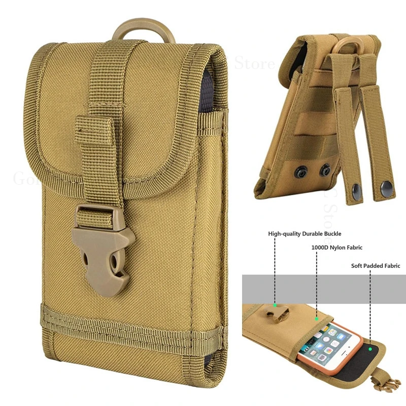

Phone Case For Google Pixel 10A 10 Pro XL Tactical Buckle Phone Bag Belt Waist Pouch Pixel 9 Pro XL 9a 7a 6 10 Pro 6a 5a 5G 4 XL