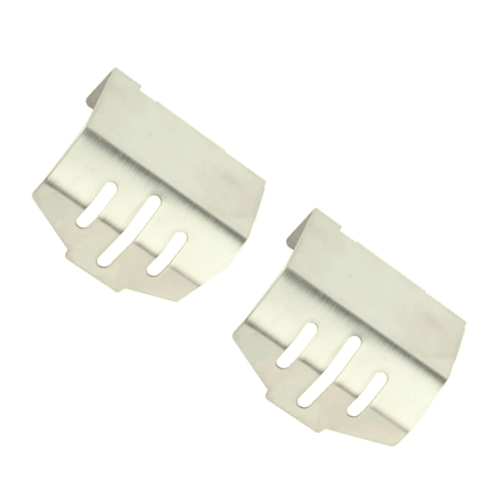 Chassi de aço inoxidável armadura eixo protetor skid placa substituição reparação parte para 1/10 traxxas TRX-4 corrida rc acessórios do carro