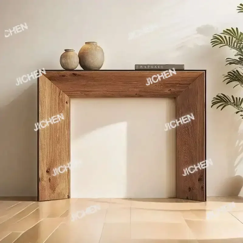 

HSLuxury Corner Table Living Room Entryways Mesa Industrial Console Tables Simple Style Console Ingresso Home Furniture