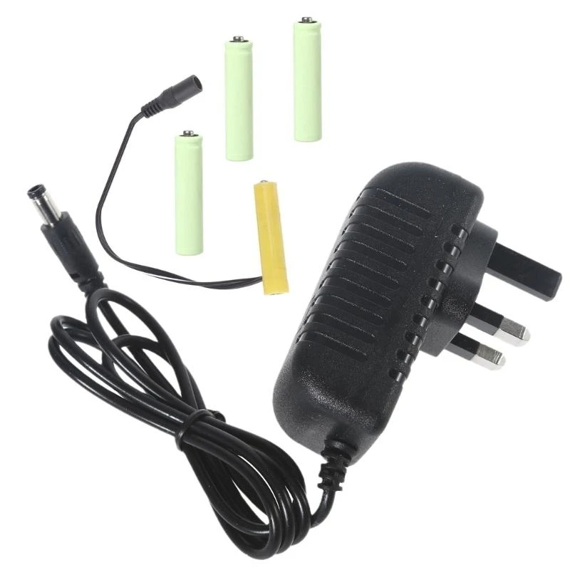

652F 6V Power Converter Battery Eliminators Replace 4Pcs 1.5V Batteries for Remote Control LED Light Electronic Toy