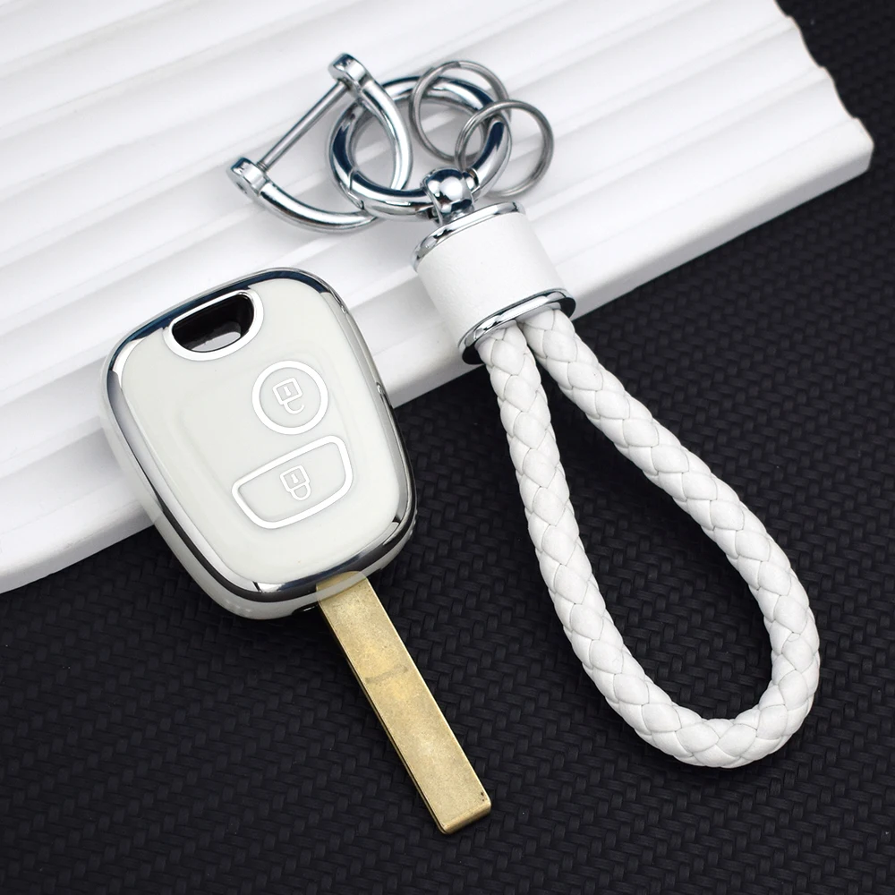 For Peugeot 107 206 307 207 406 408 Citroen C1 C2 C3 Berlingo Picasso Xsara Picasso Toyota Aygo TPU Car Key Case Cover Shell