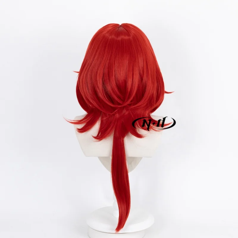 ND Laevatain Cosplay Pruiken Haarstukje Arknights Game Cosplay Haar Pruiken voor Vrouwen Comic Con Coser Kostuum Hittebestendige Synthetische