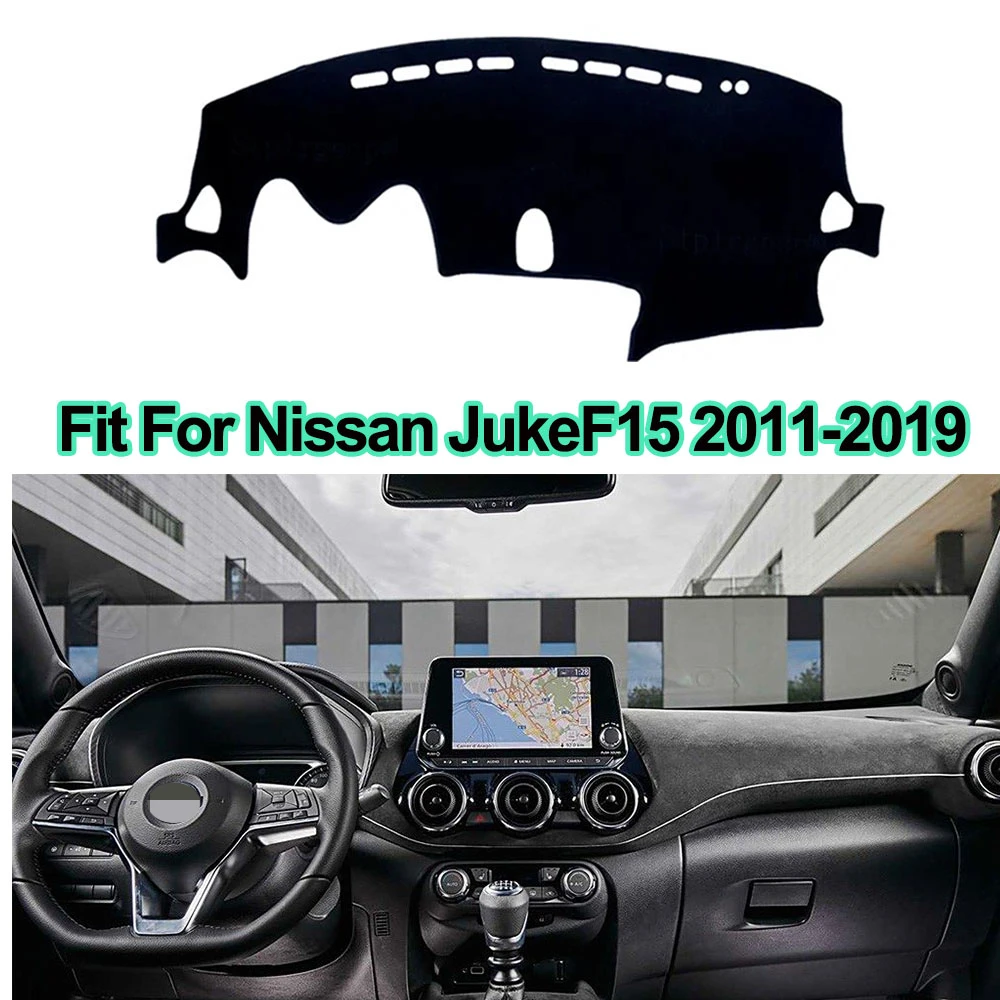 

Car Dashboard Cover Mats Fit For Nissan Juke F15 2011-2019 Sun Shade Avoid Light Pads Instrument Panel Carpets Auto Parts